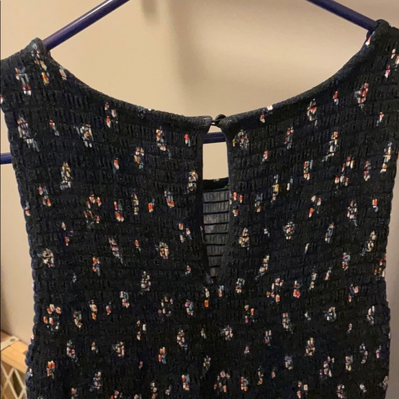 Sleeveless navy dress-Loft - Picture 3 of 4